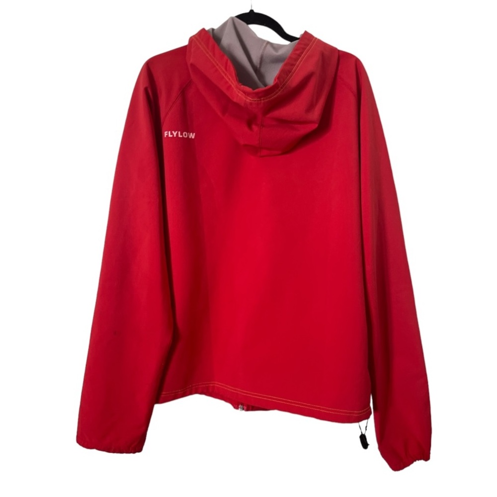 Flylow Red Full Zip Soft Shell Jacket M - image 8